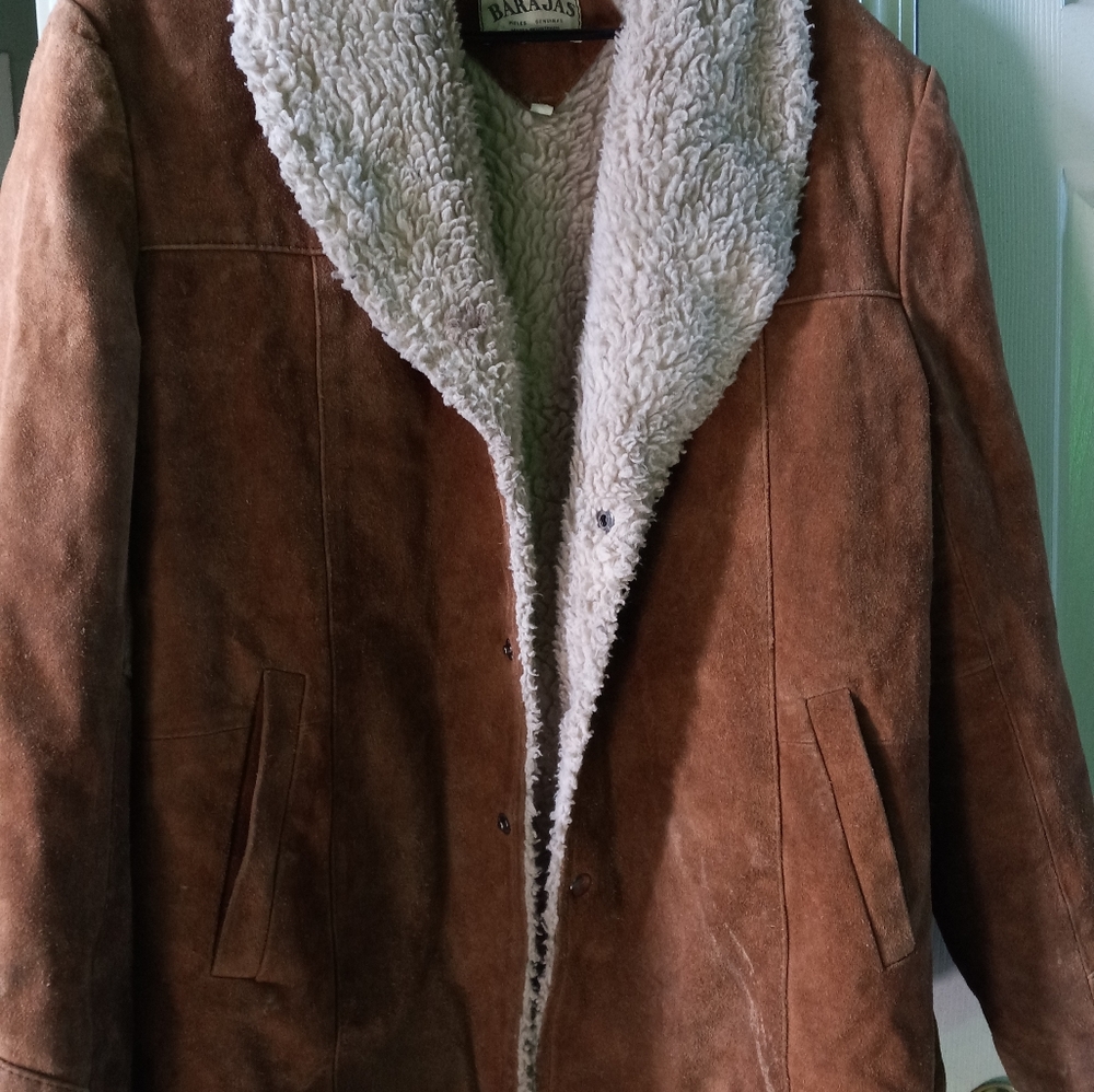 Hand-made  Leather Overcoat